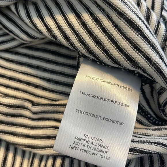 Jones New York Cotton Stripe Longsleeve NEW - Picture 4 of 4